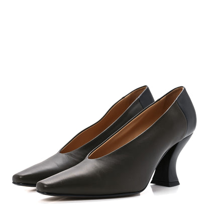 Bottega Veneta Nappa Almond Pumps 40.5 Kaki Black 3 of 8