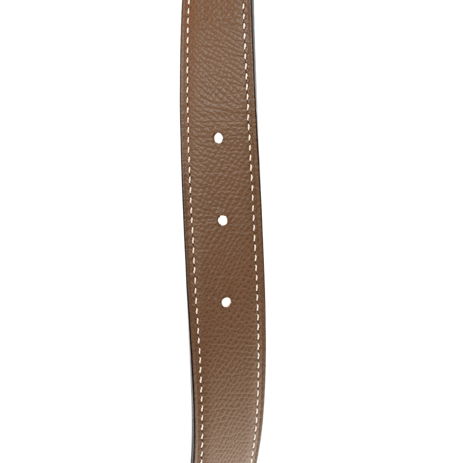 Hermes Swift Epsom 24mm Gamma Belt 75 30 Jaune Ambre Etoupe 4 of 5
