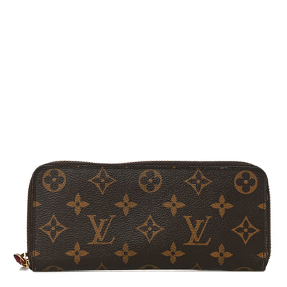 Louis Vuitton Monogram Clemence Wallet Fuchsia 1 of 13