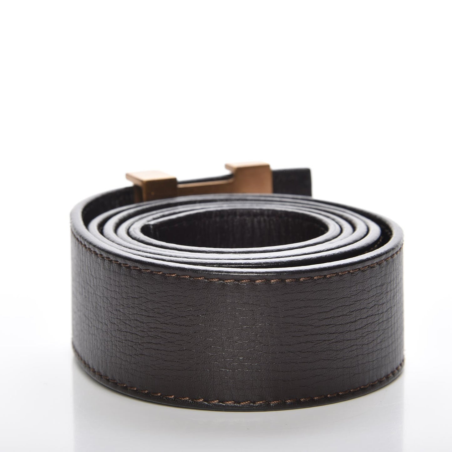Utah LV Initiales 40mm Belt 110 44 Coffee