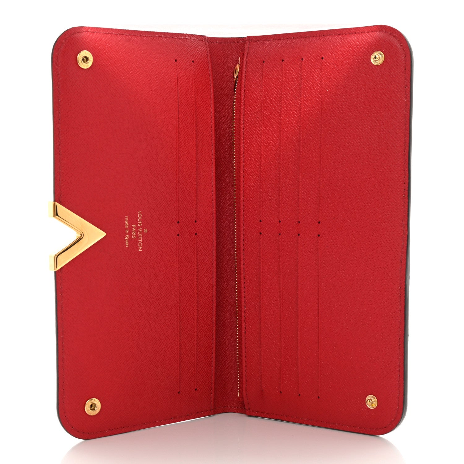 Louis Vuitton Monogram Calfskin Kimono Wallet Cherry 5 of 6