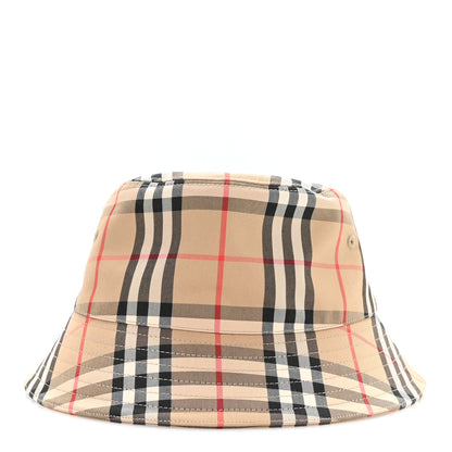 Burberry Technical Cotton Vintage Check Bucket Hat M Archive Beige 3 of 9