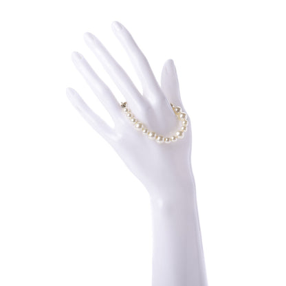 Chanel Crystal Pearl CC Bracelet Gold 2 of 4