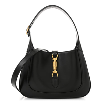 Gucci Boarded Dyana Lux Calfskin Small Jackie 1961 Hobo Black 1 of 10