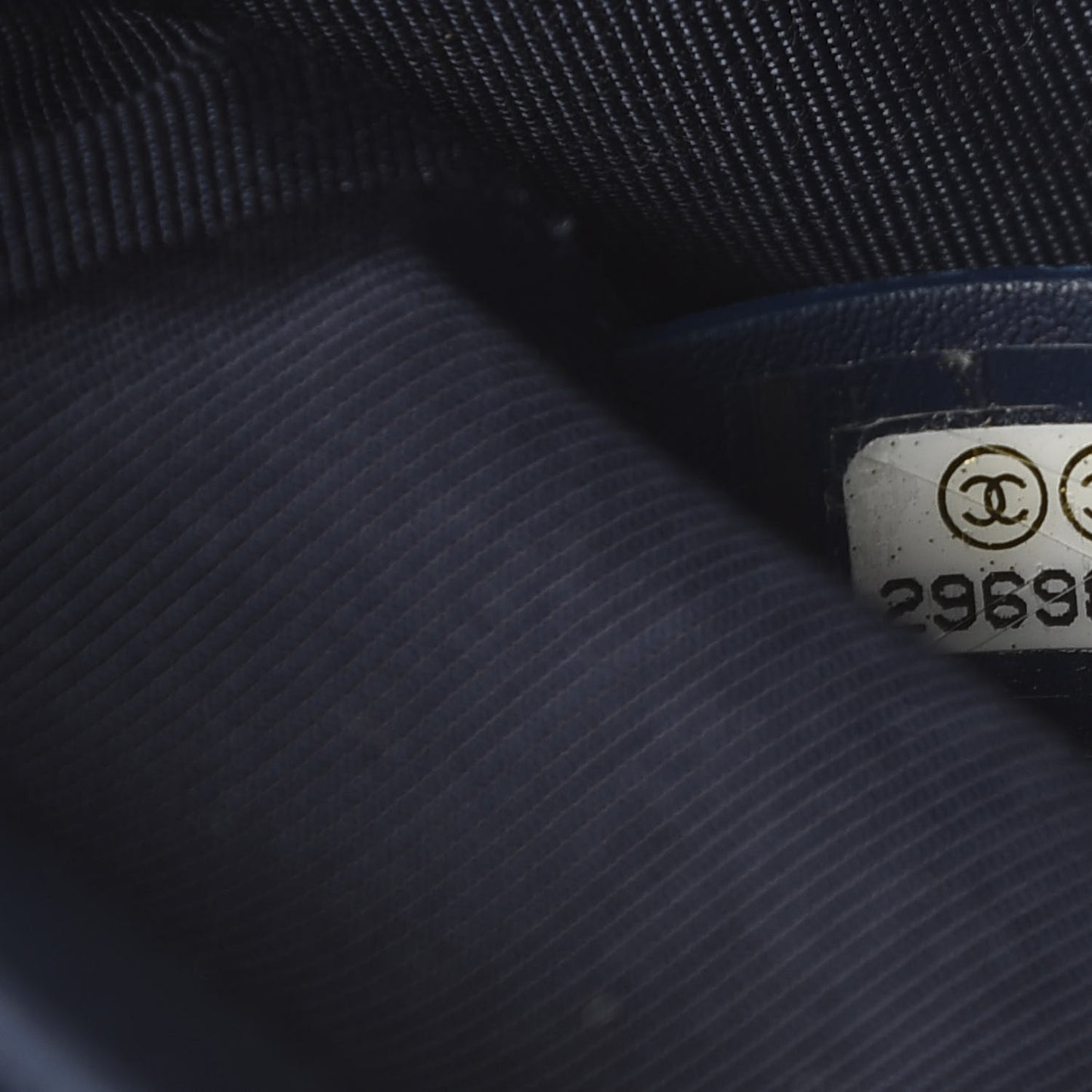 Denim Quilted 19 Belt Bag Blue