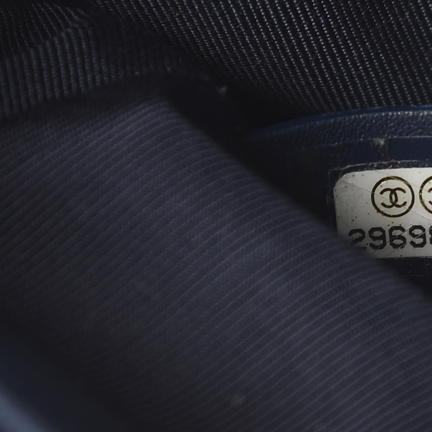 Chanel Denim Quilted 19 Belt Bag Blue 9 of 10