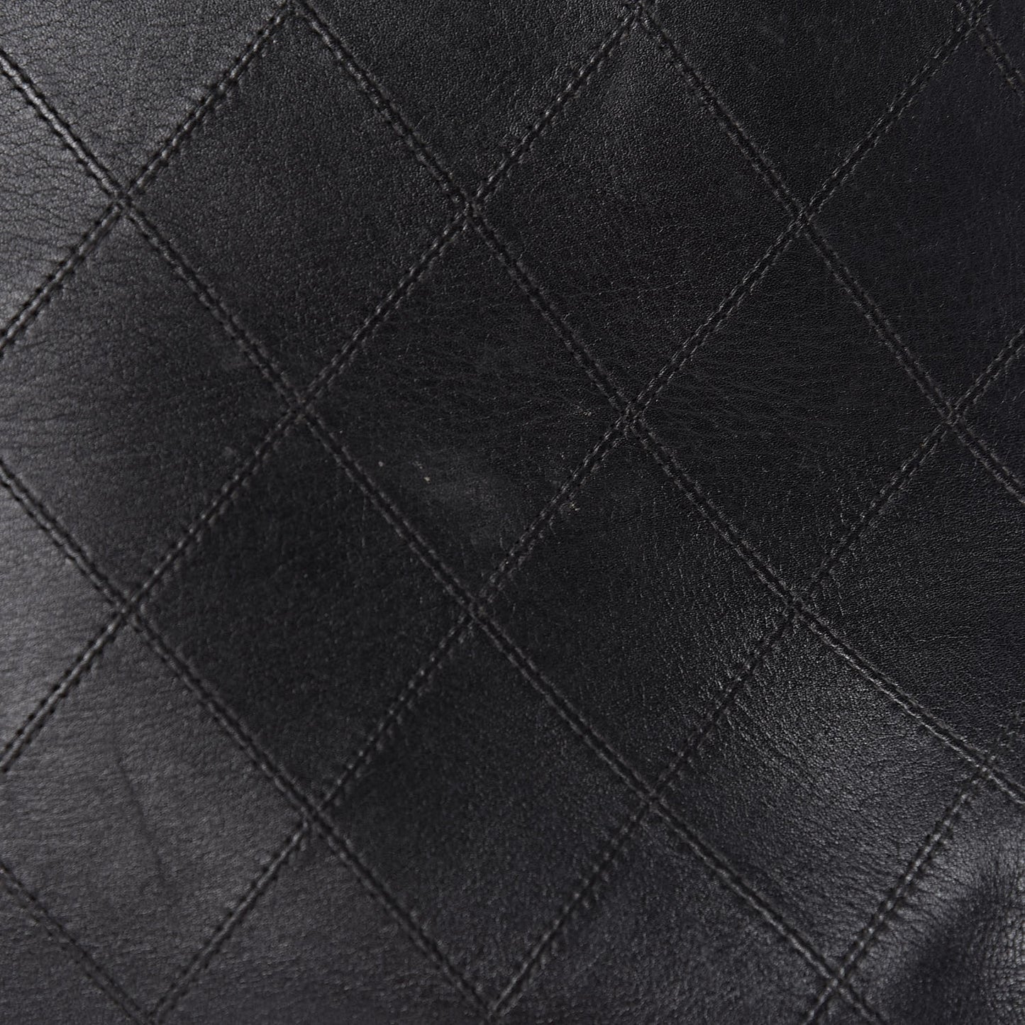 Calfskin Stitched XL Weekender Black