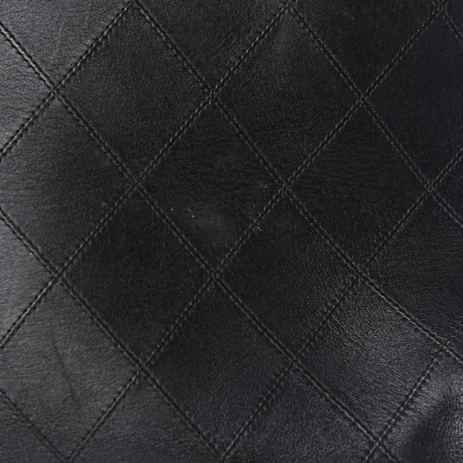 Chanel Calfskin Stitched XL Weekender Black 22 of 25