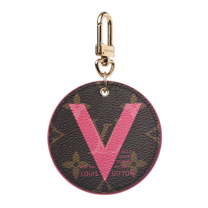 Louis Vuitton Monogram Illustre V Bag Charm Key Ring Grenade 1 of 3