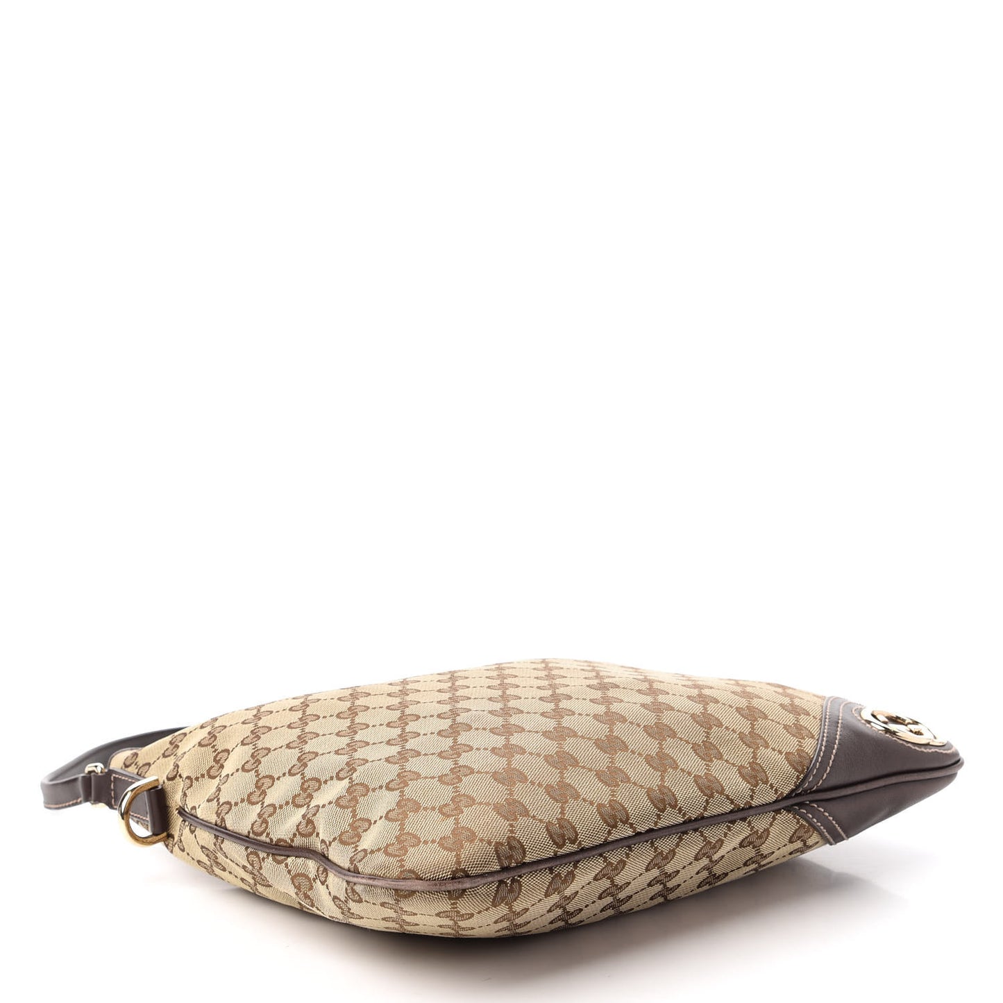 Monogram Medium New Britt Hobo Dark Brown