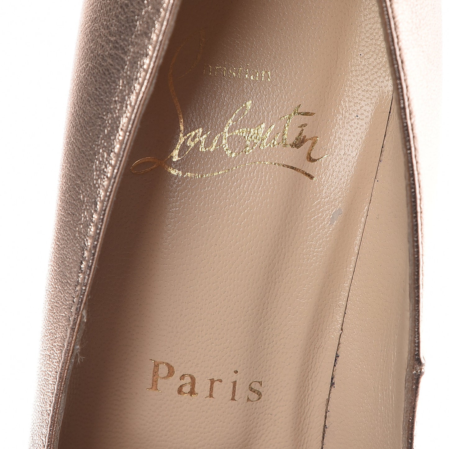 Metallizzato Nappa Fifi 100 Pumps 37 Rose Gold