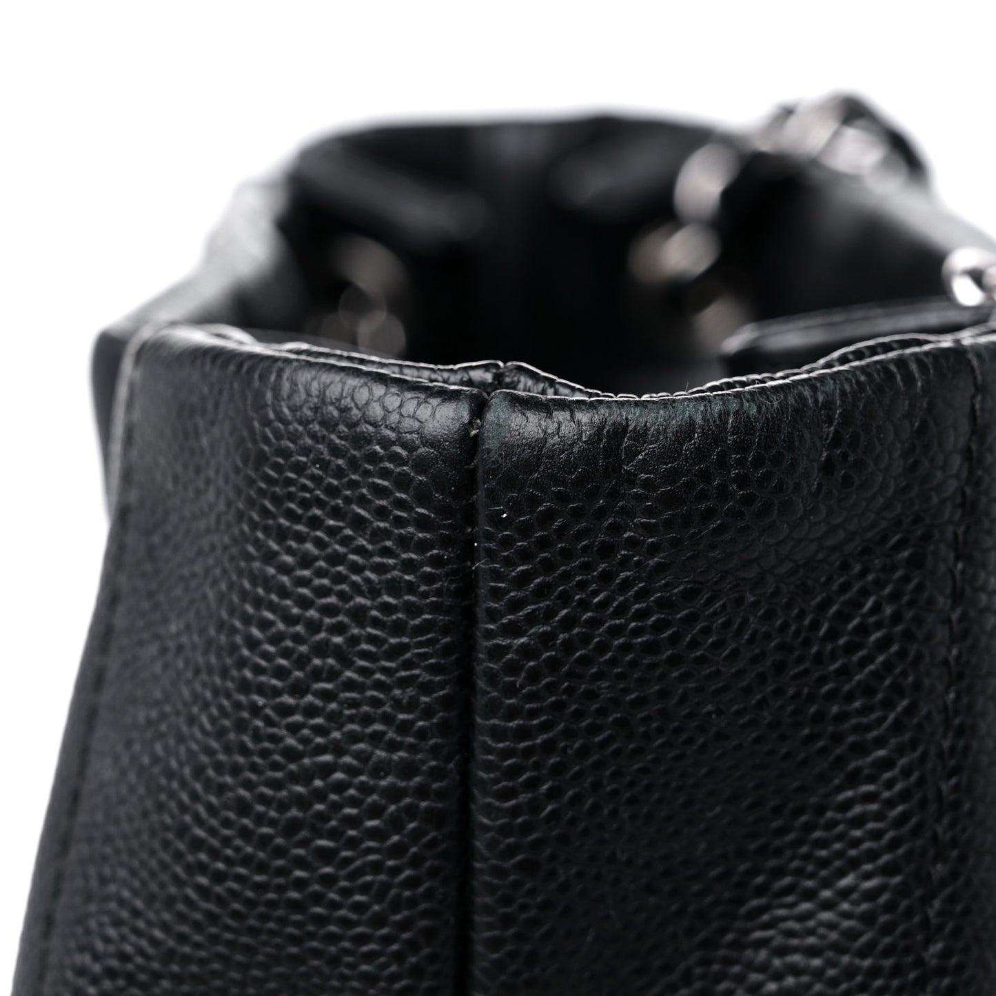 Caviar CC Timeless Shopping Tote Black