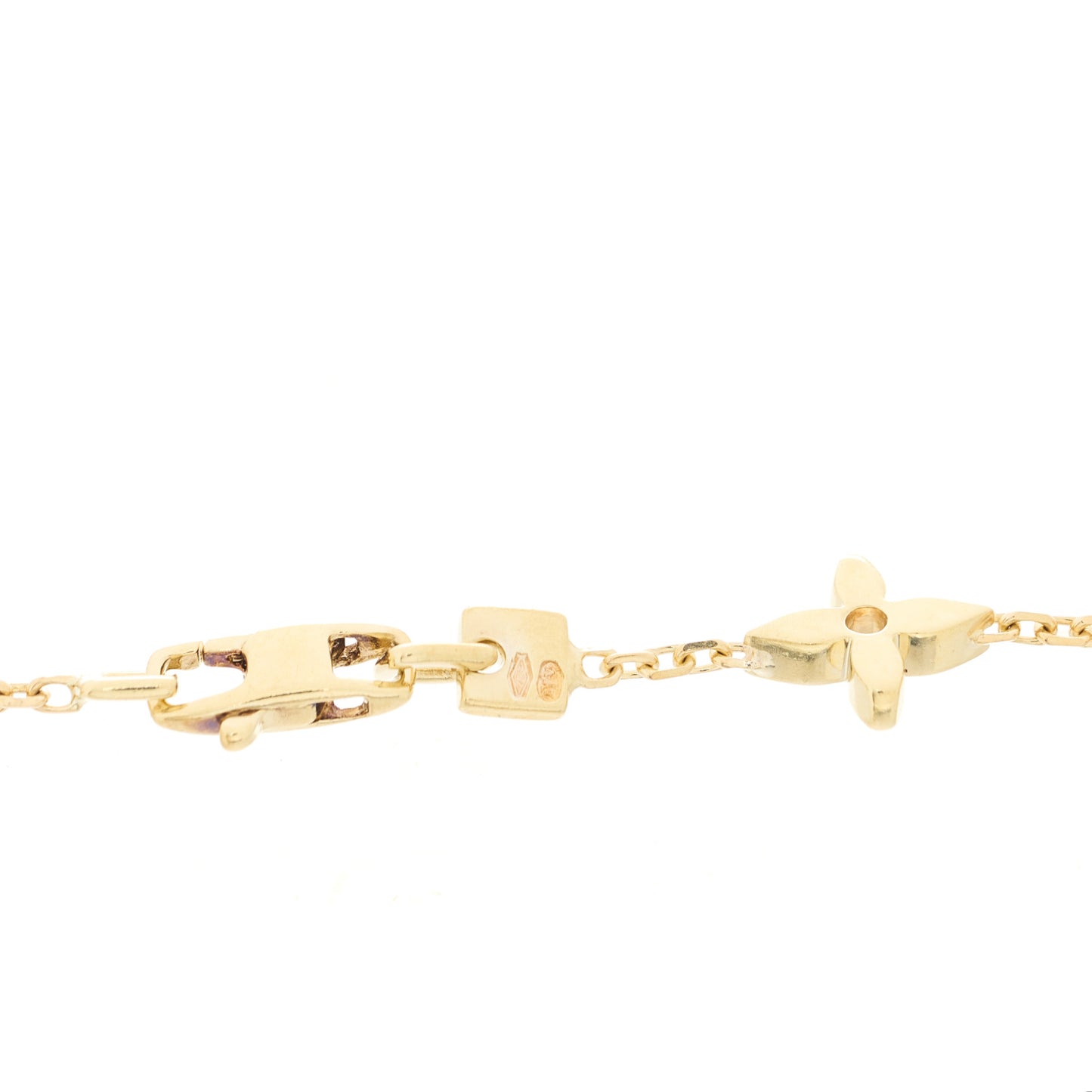 18K Yellow Gold Monogram Bracelet