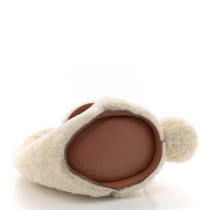 Loewe Shearling Mini Bunny Crossbody Bag Natural 4 of 10