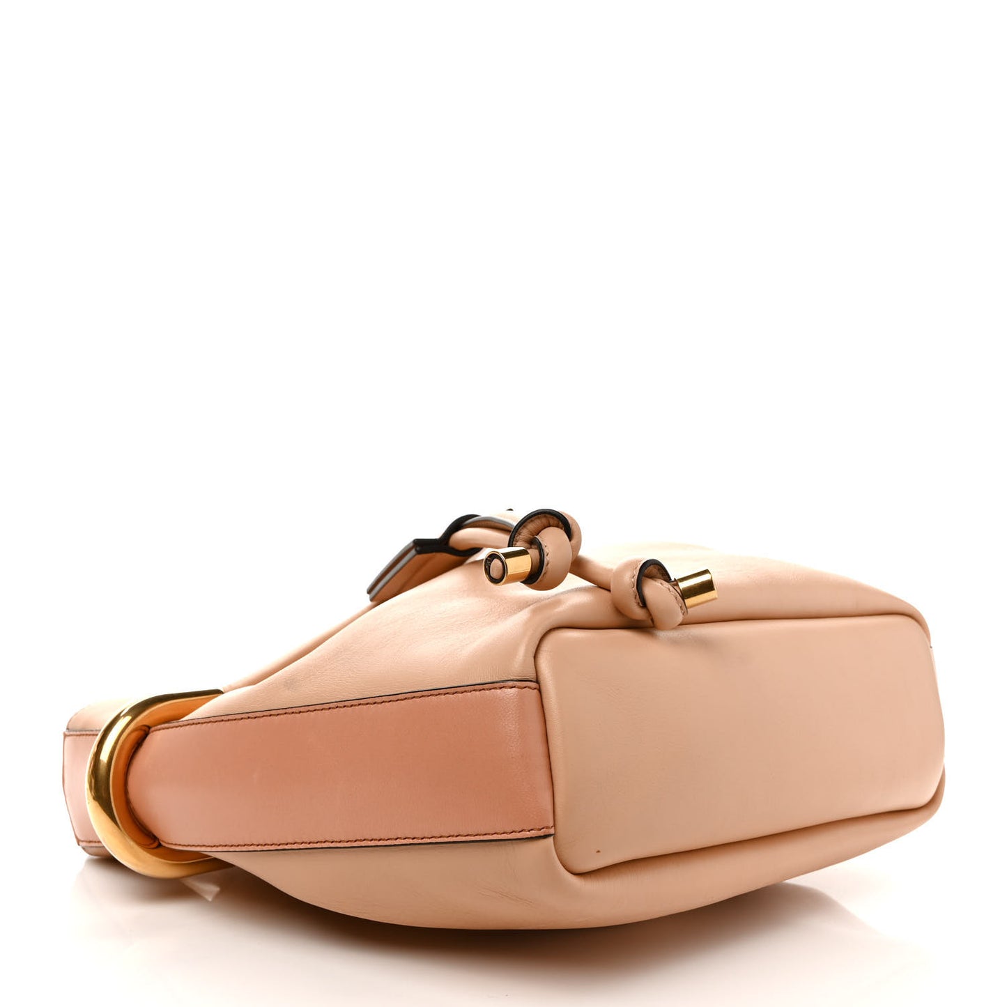 Calfskin Small Emma Drawstring Bag Blush Nude