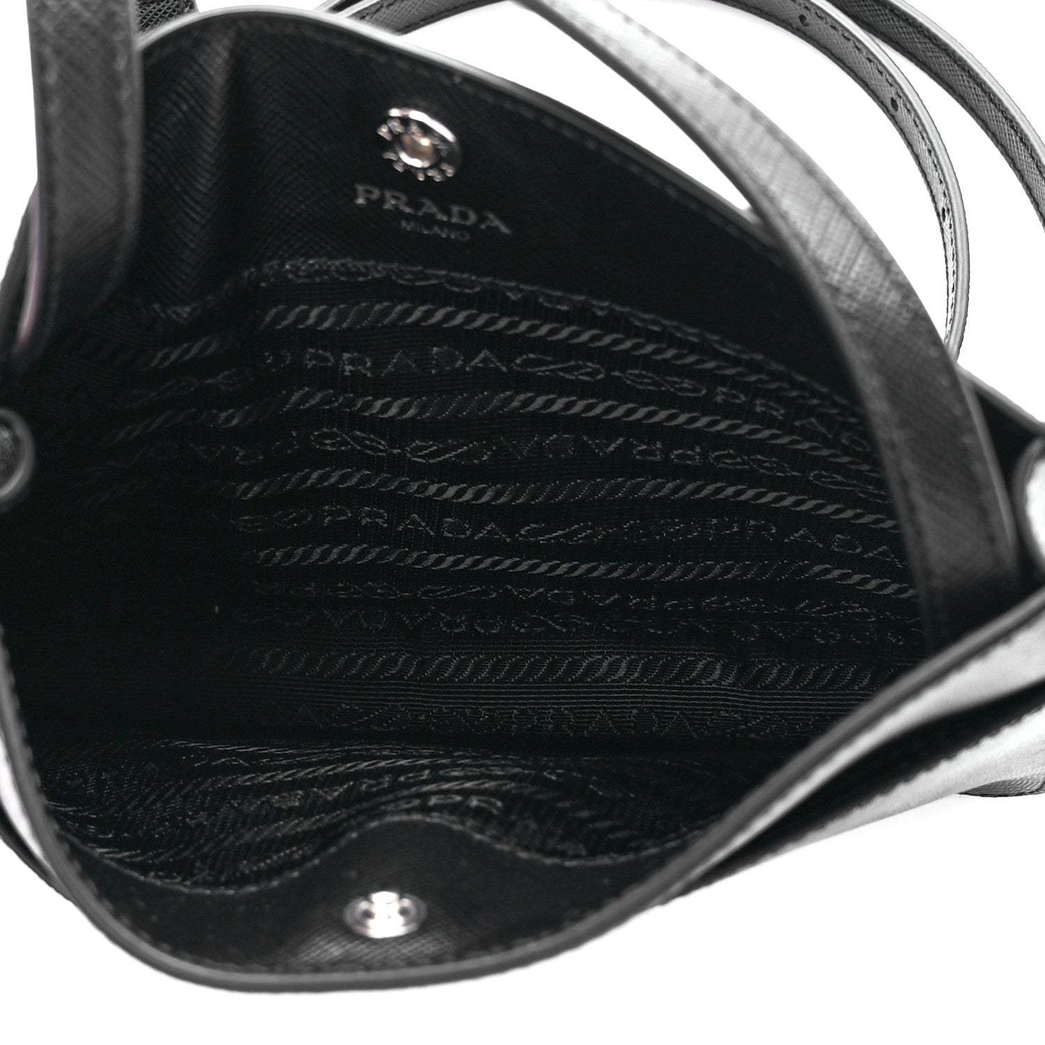 Prada Saffiano Crossbody Bag Black 5 of 11
