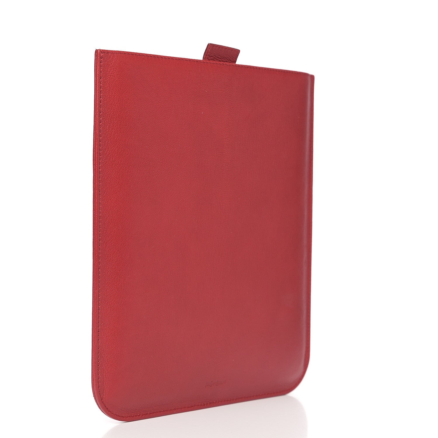 Saint Laurent Calfskin Monogram iPad Case Red 2 of 6