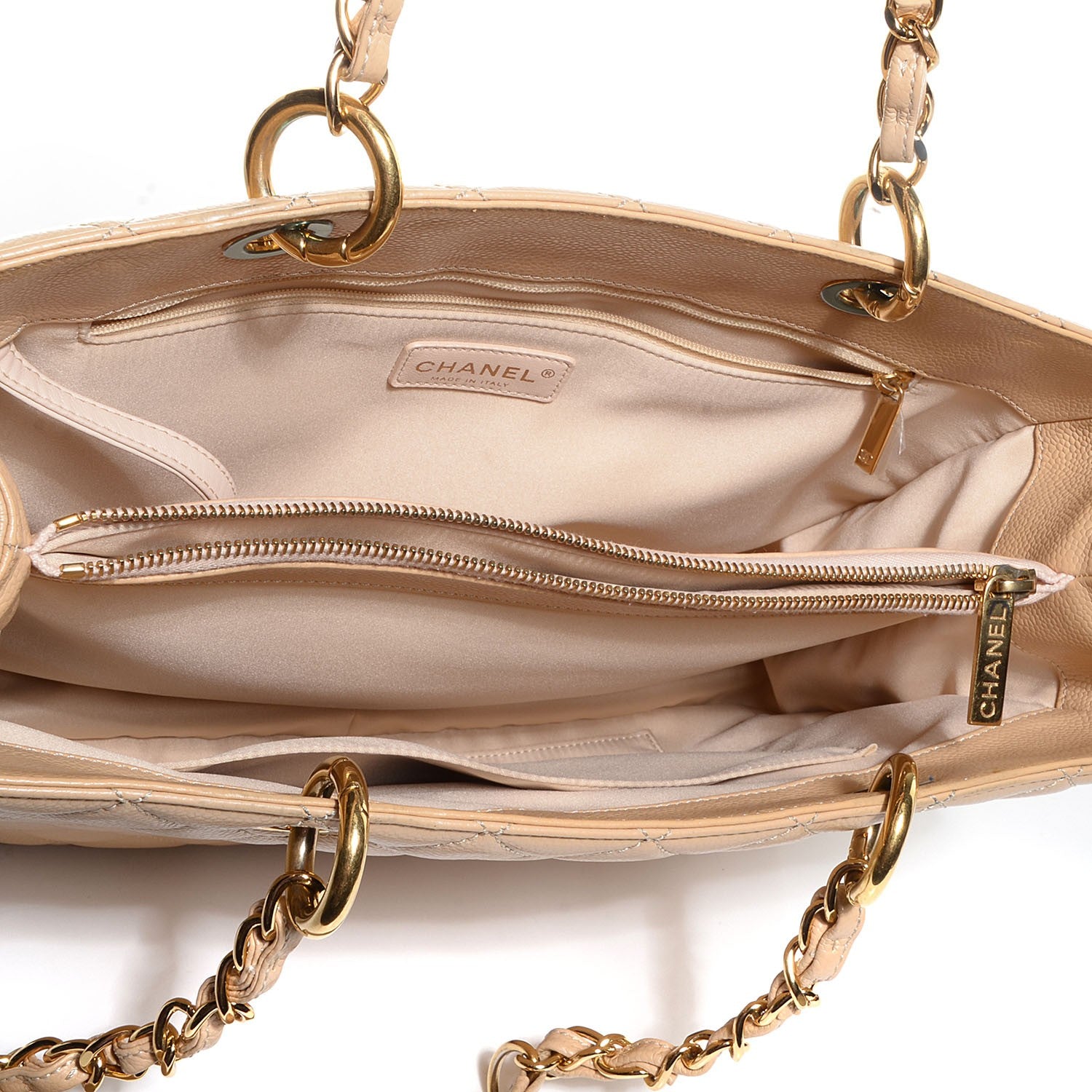 Chanel Caviar Grand Shopping Tote GST Beige Clair 5 of 7