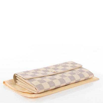 Louis Vuitton Damier Azur Sarah Wallet 4 of 7