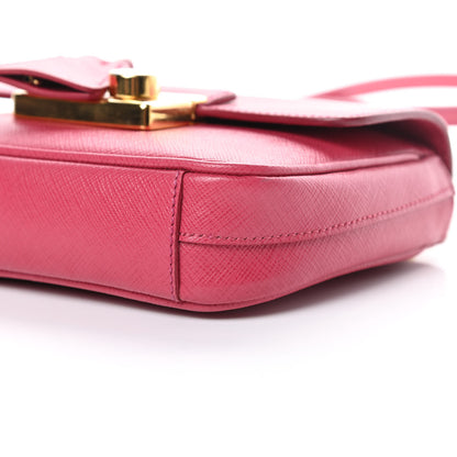 Prada Saffiano Lux Mini Sound Crossbody Ametista 10 of 11