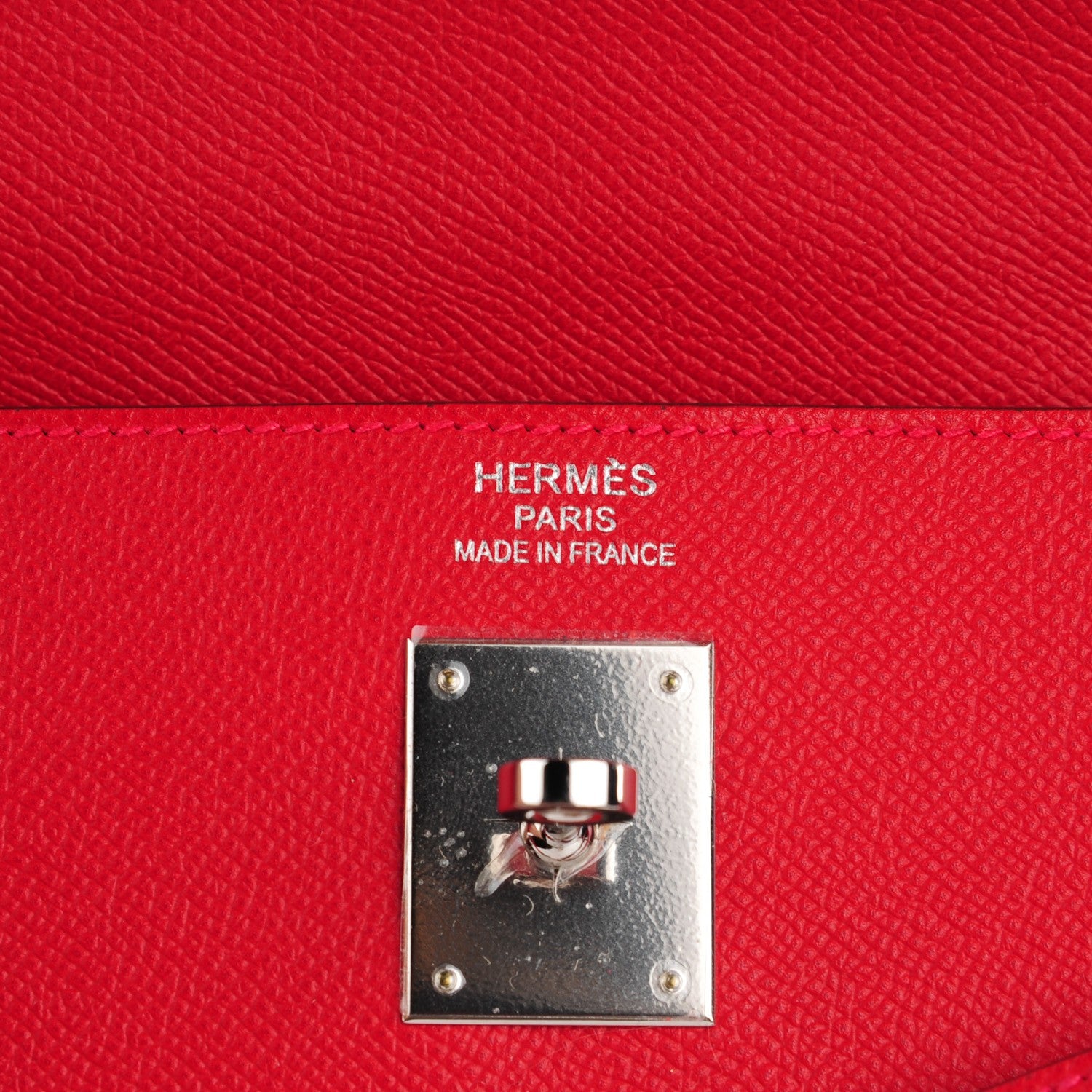 Hermes Epsom Kelly Sellier 35 Rouge Casaque 9 of 17