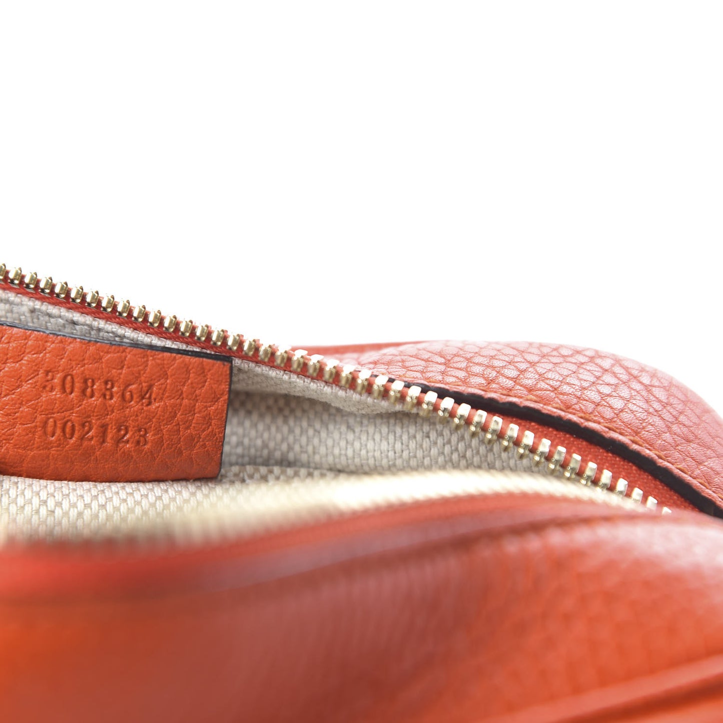 Pebbled Calfskin Small Soho Disco Bag Tabasco Red