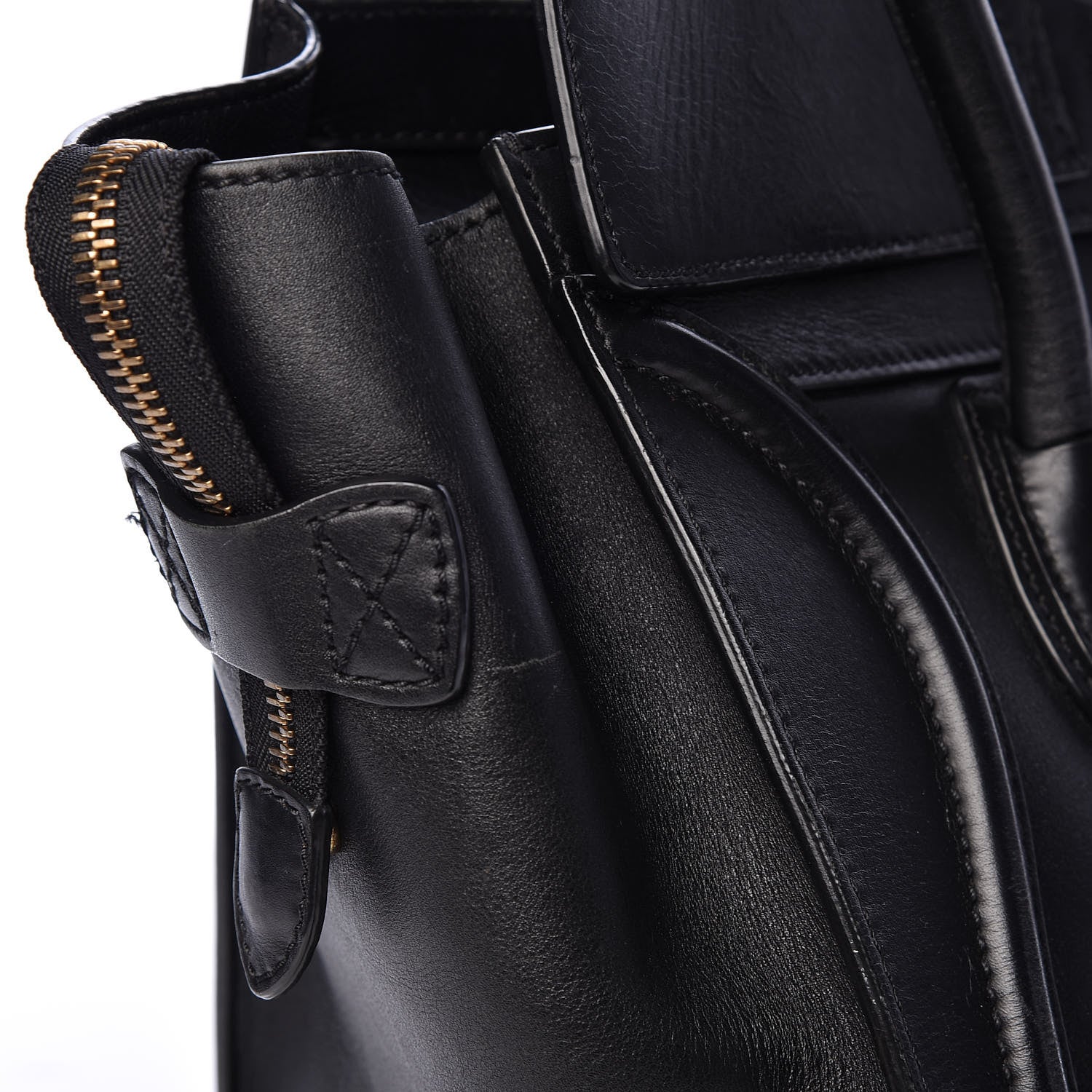 Celine Smooth Calfskin Mini Luggage Black 27 of 33