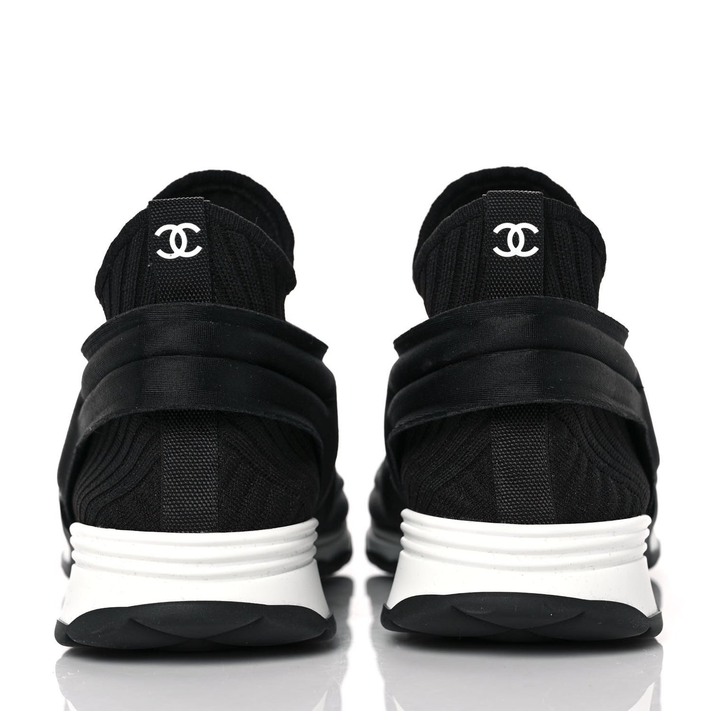 Stretch Fabric Womens CC Sneakers 39 Black