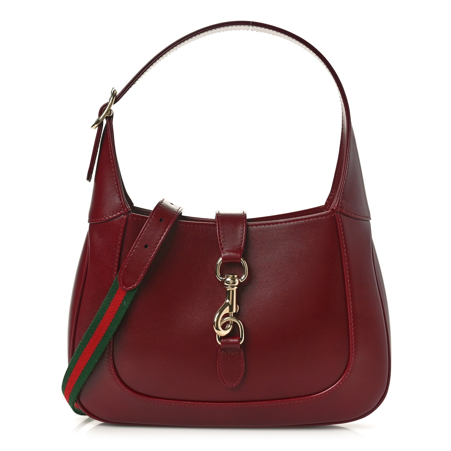 Gucci Ancora Calfskin Small Jackie Shoulder Bag Rosso 1 of 10