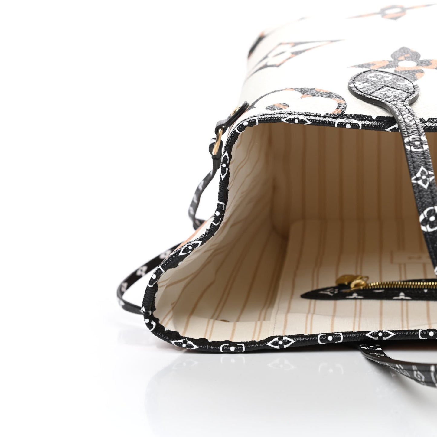 Monogram Giant Jungle Neverfull MM Ivory