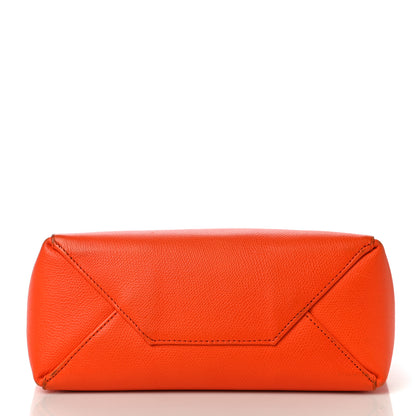 Celine Grained Calfskin Small Vertical Cabas Orange 10 of 13