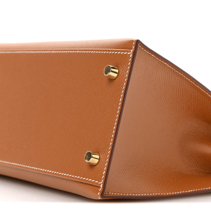 Hermes Epsom Kelly Sellier 28 Gold 10 of 11