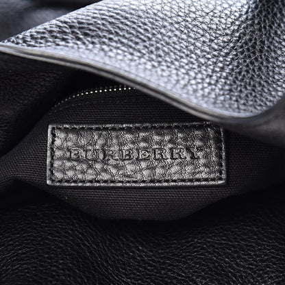 Burberry Brit Studded Calfskin Shopper Medium Black 6 of 12