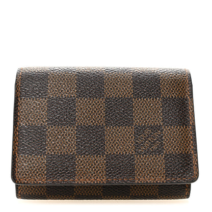 Louis Vuitton Damier Ebene Business Card Holder 1 of 7