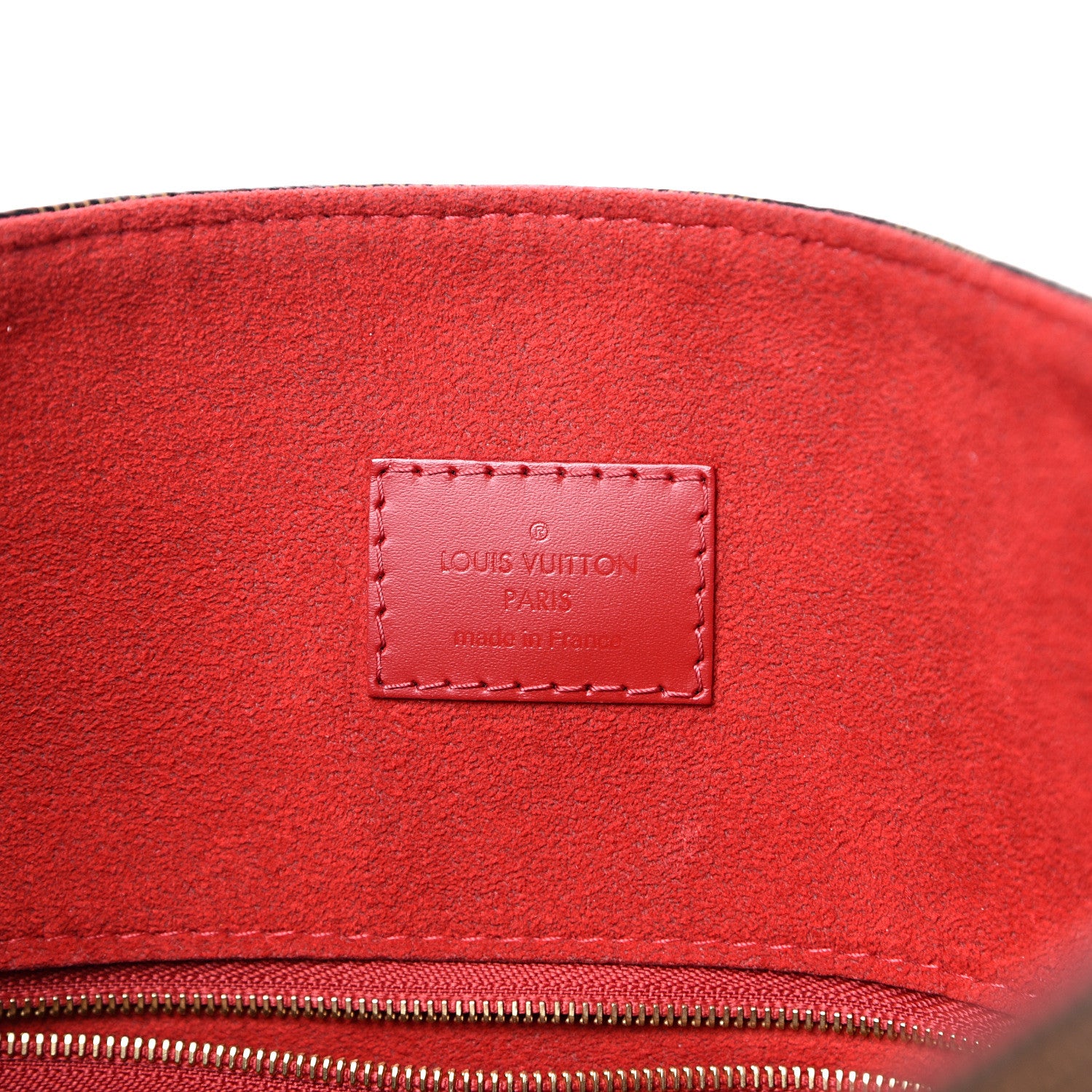 Louis Vuitton Damier Ebene Caissa Hobo Cherry 5 of 11