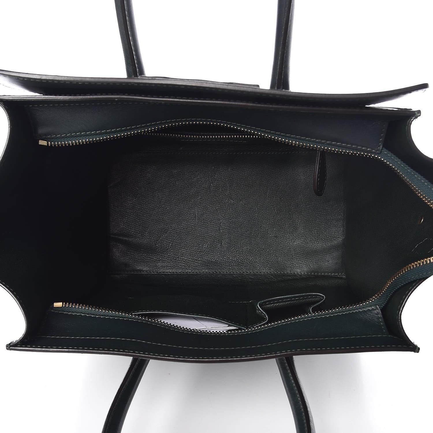 Celine Smooth Calfskin Mini Luggage Emerald 5 of 11