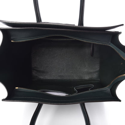 Celine Smooth Calfskin Mini Luggage Emerald 5 of 11