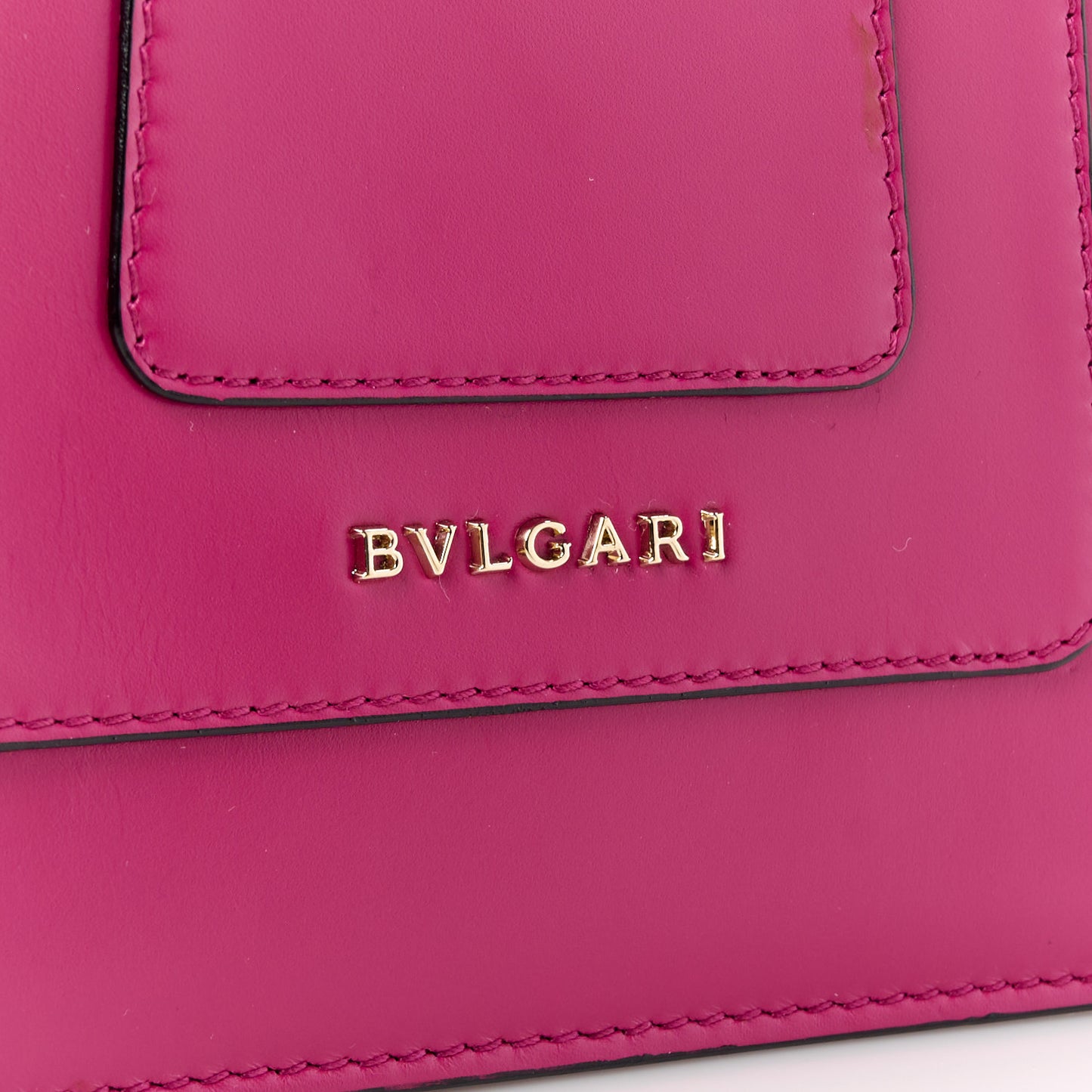 Calfskin Serpenti Forever Top Handle Pink