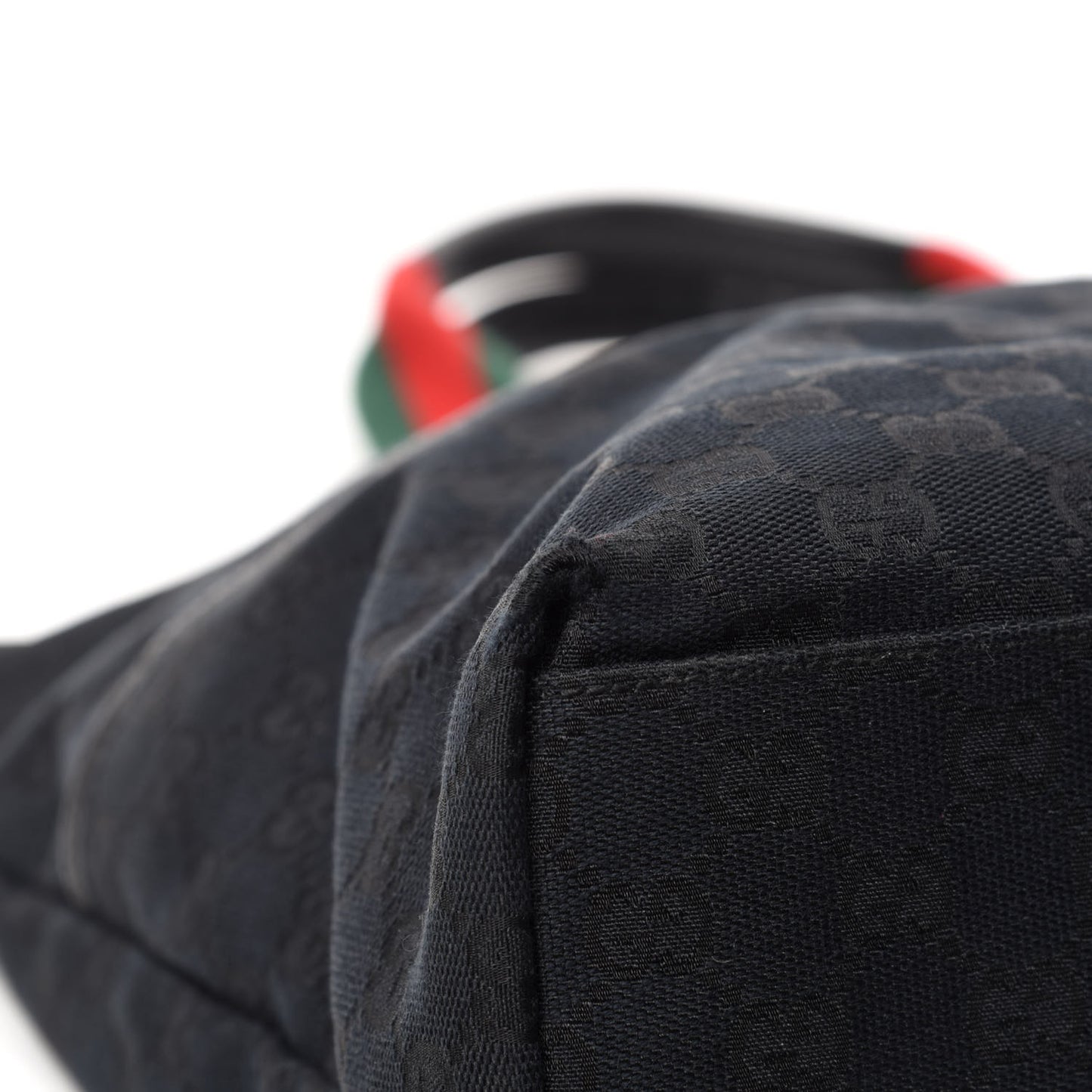 Monogram Web Large Diaper Tote Black
