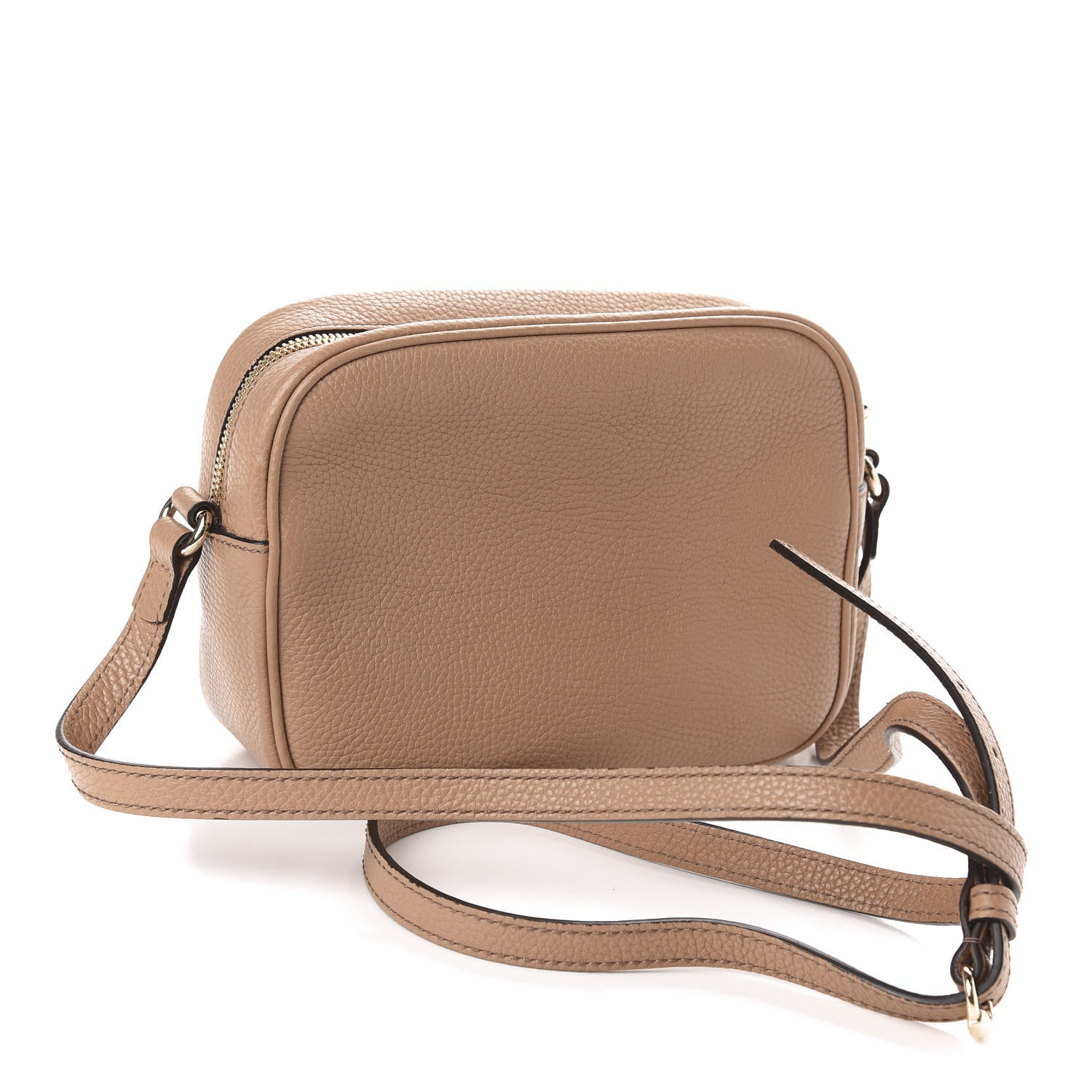 Gucci Pebbled Calfskin Small Soho Disco Bag Camelia 3 of 10