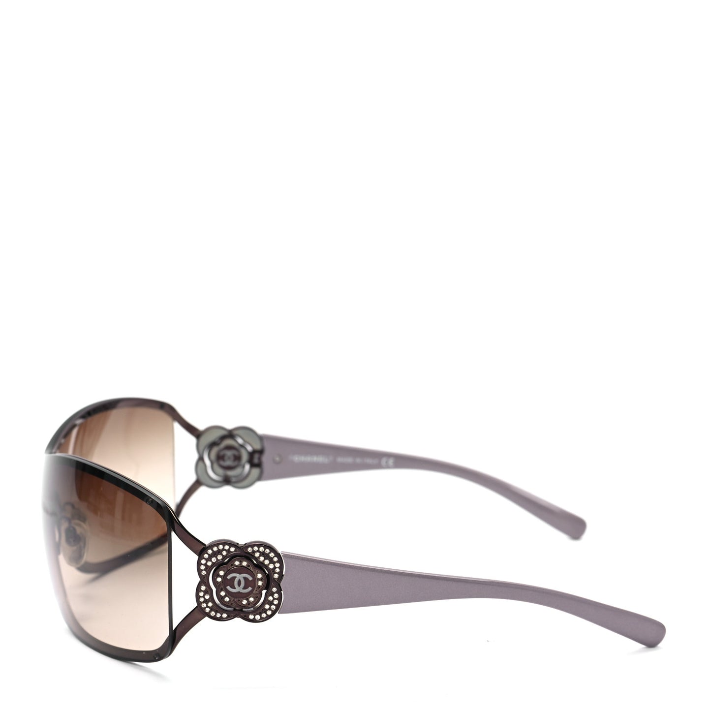 Swarovski Crystal Camellia CC Sunglasses 4164-B Bronze