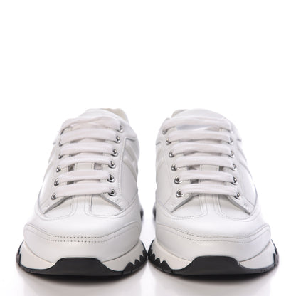 Hermes Calfskin Womens Trail Sneakers 37 White 2 of 9