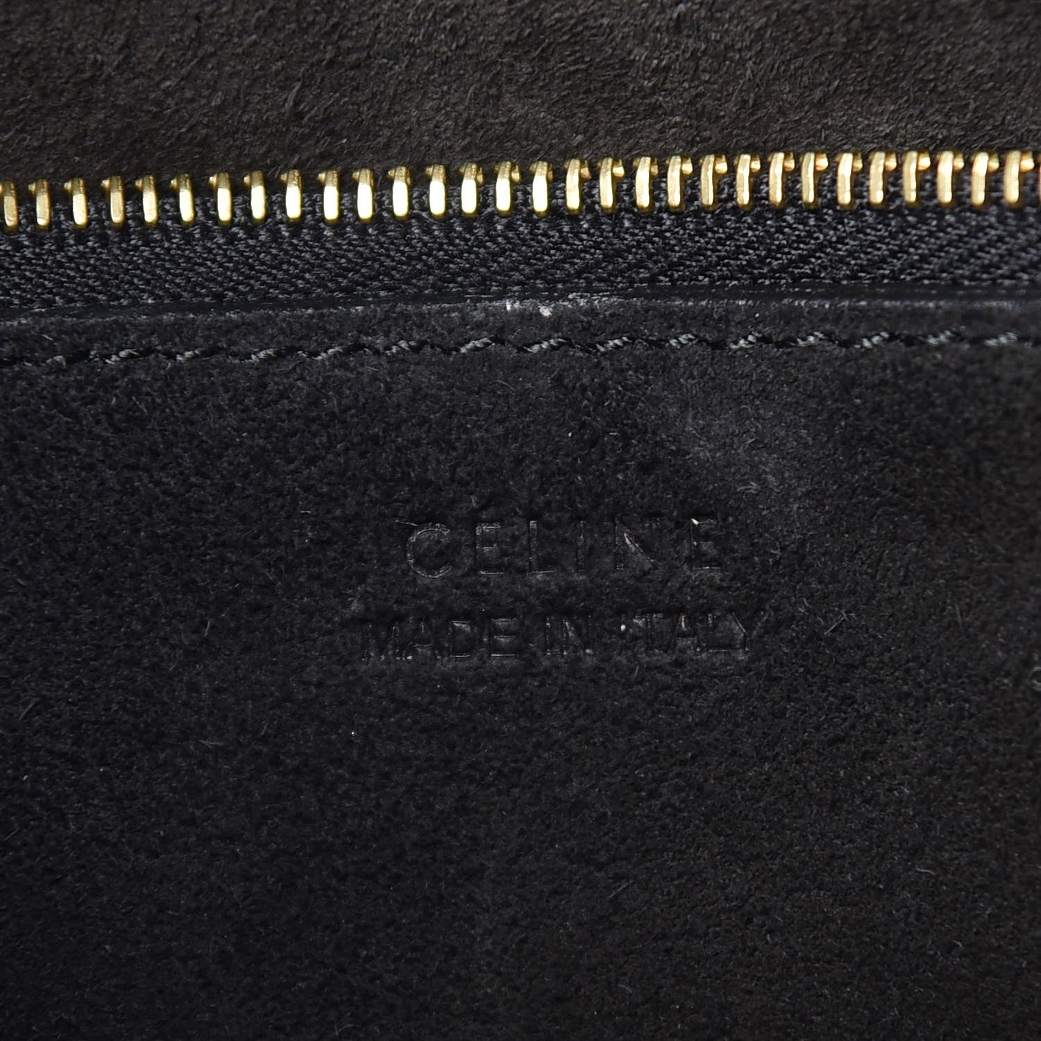 Celine Soft Grained Calfskin Small Sangle Bucket Bag Black 6 of 9