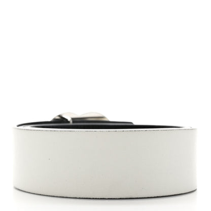 Chanel Patent Calfskin CC Reversible Belt 75 Black White 2 of 4