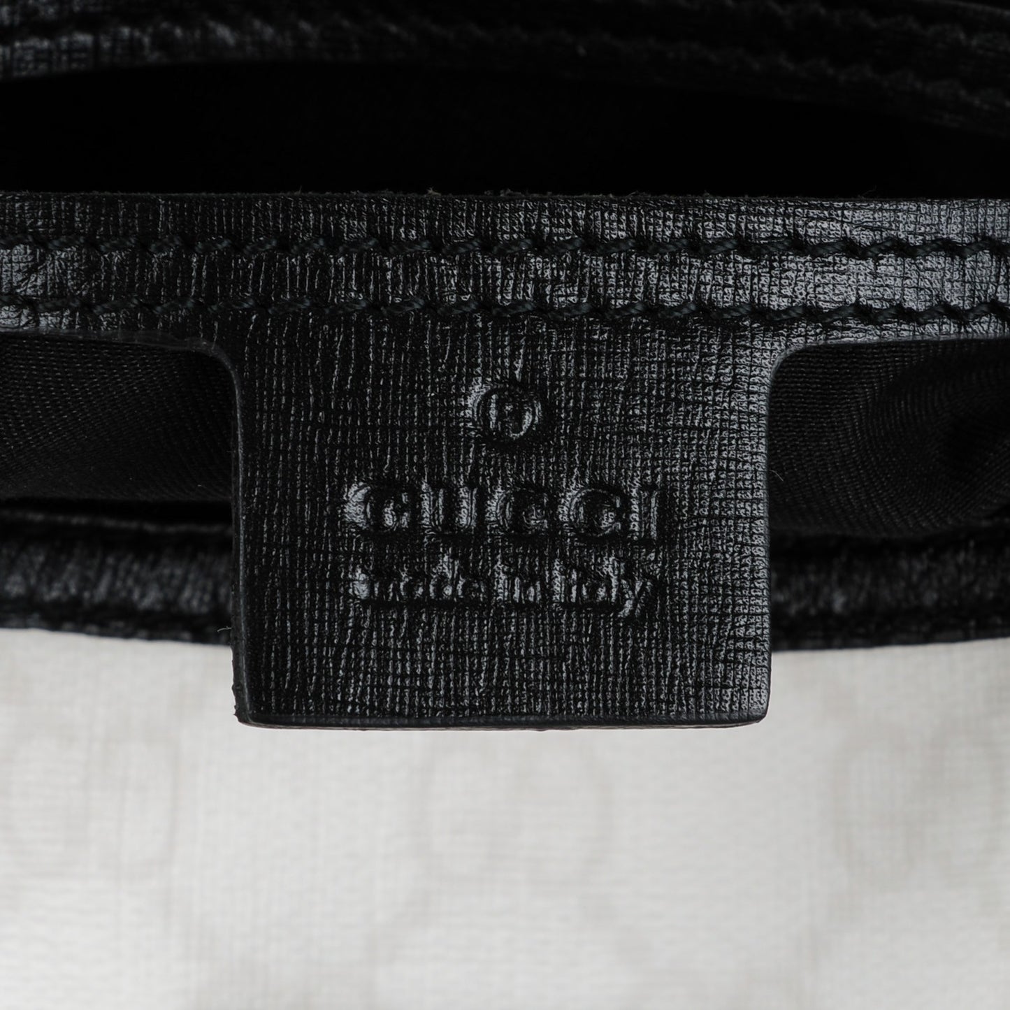 GG Plus Monogram Small Joy Boston White Black