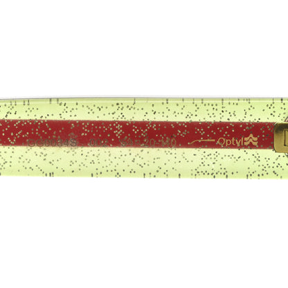 Gucci Acetate Square Frame Web Glitter Sunglasses GG0034S Black Green 7 of 10