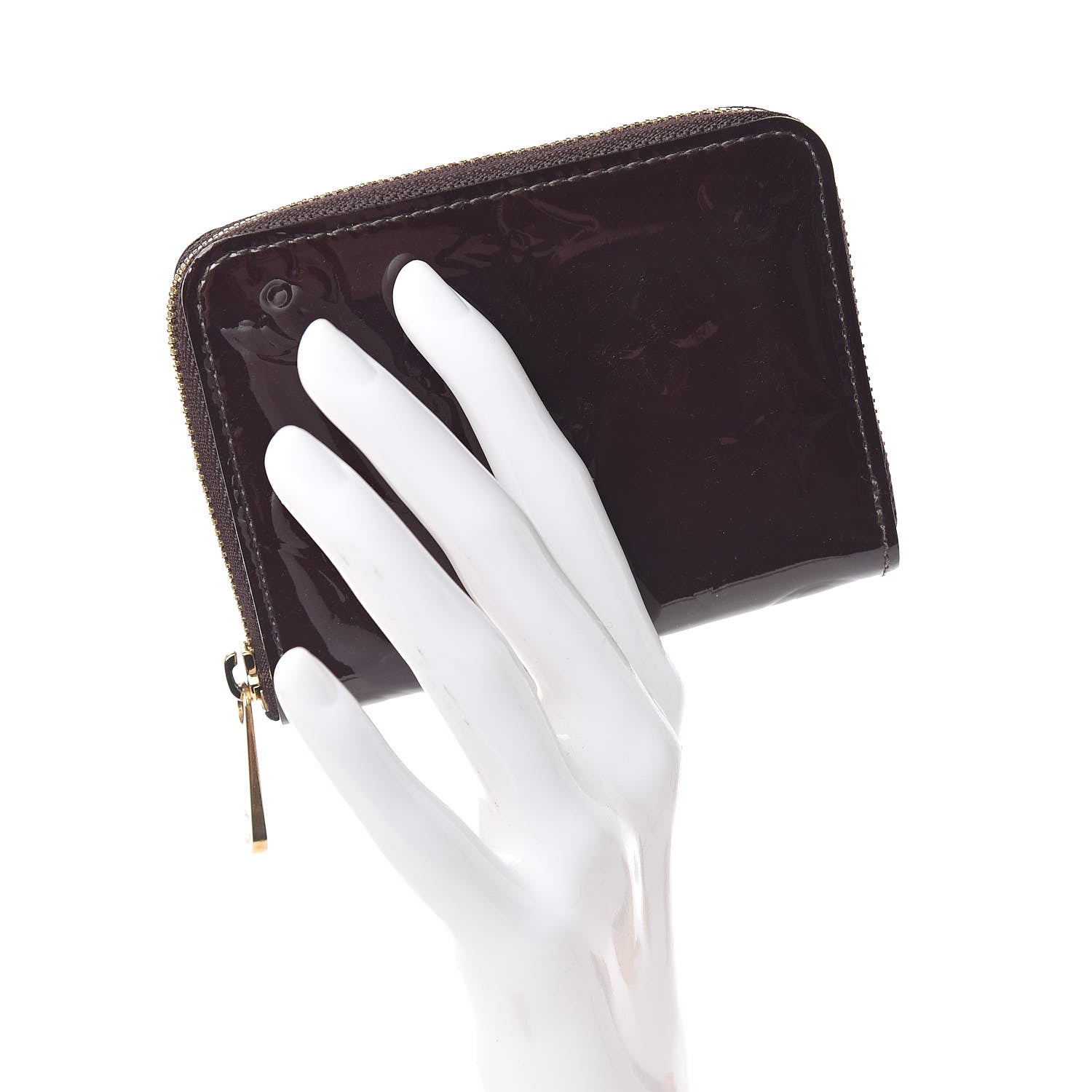Louis Vuitton Vernis Zippy Coin Purse Wallet Amarante 2 of 7