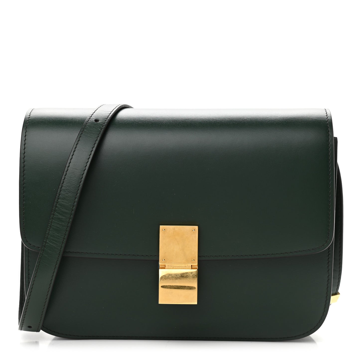 Box Calfskin Medium Classic Box Flap Bag Amazone