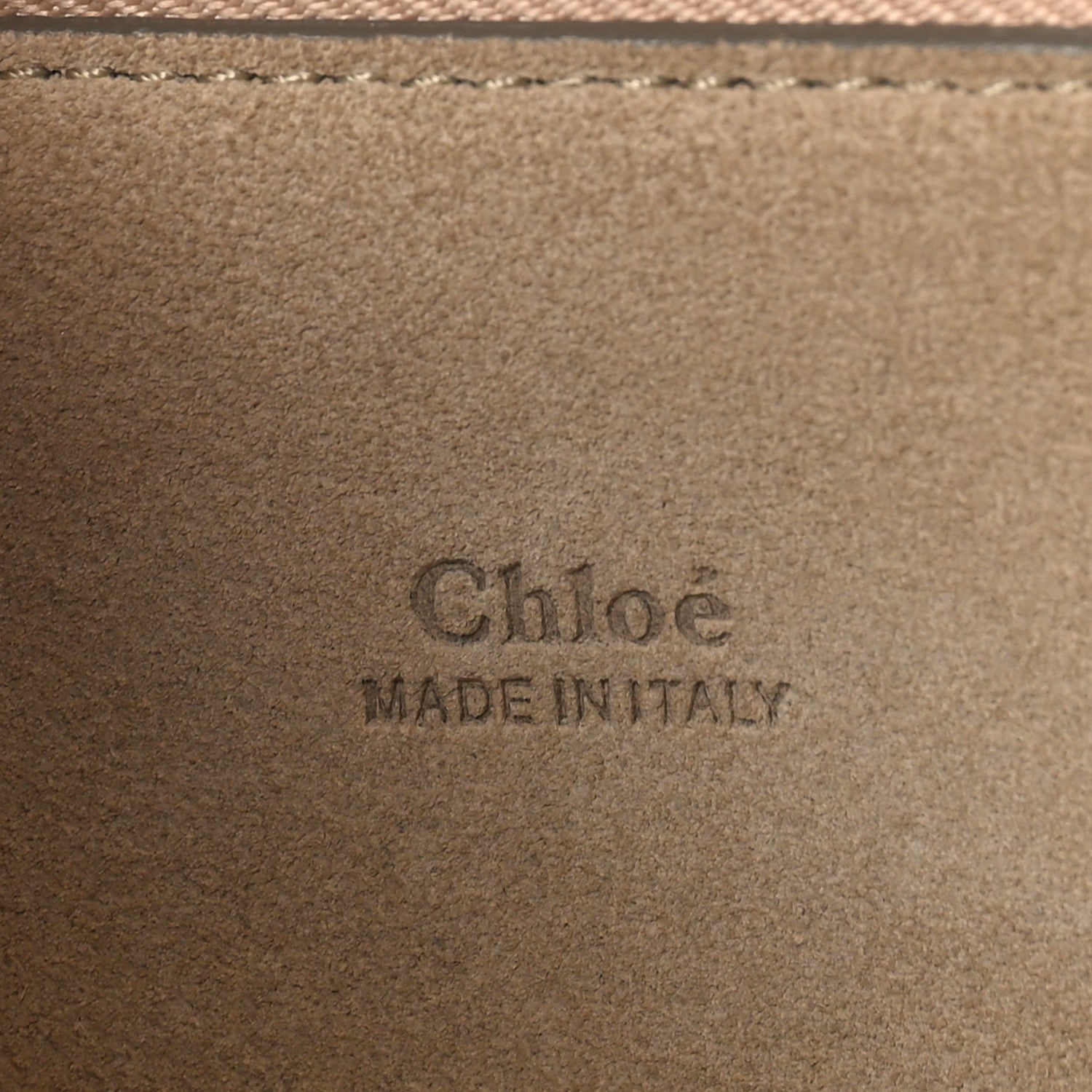 Chloe Calfskin Suede Medium Faye Shoulder Bag Motty Grey 6 of 12