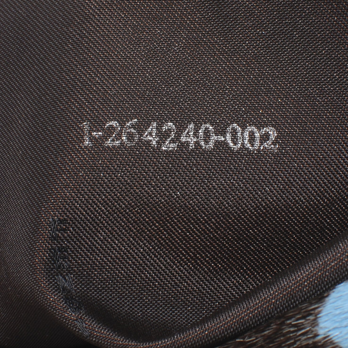 Fendi Pony Hair Cow Print Baguette Blue Black 8 of 8